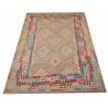 Etniczny kilim szary z Afganistanu dzieło Chobi nomadyczny 300x450cm