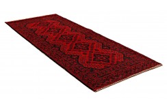 Turkmeńskoi etniczny wełniany dywan afgański khal mohammadi 100x200cm
