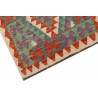 Etniczny kilim szary z Afganistanu dzieło Chobi nomadyczny 80x300cm