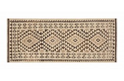 Kolorowy dywan kilim art deco chodnik 80x200cm z Afganistanu Chobi Old Style 100% wełna dwustronny vintage nomadyczny