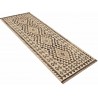 Etniczny kilim szary z Afganistanu dzieło Chobi nomadyczny 80x200cm