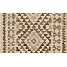 Etniczny kilim szary z Afganistanu dzieło Chobi nomadyczny 80x200cm