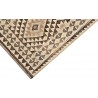 Etniczny kilim szary z Afganistanu dzieło Chobi nomadyczny 80x200cm