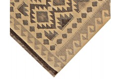 Kolorowy dywan kilim art deco chodnik 70x200cm z Afganistanu Chobi Old Style 100% wełna dwustronny vintage nomadyczny