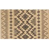 Etniczny kilim szary z Afganistanu dzieło Chobi nomadyczny 70x200cm