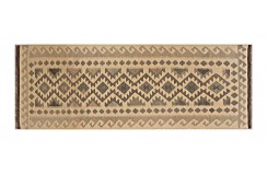 Kolorowy dywan kilim art deco chodnik 70x200cm z Afganistanu Chobi Old Style 100% wełna dwustronny vintage nomadyczny