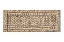 Kolorowy dywan kilim art deco chodnik 80x300cm z Afganistanu Chobi Old Style 100% wełna dwustronny vintage nomadyczny