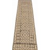 Etniczny kilim szary z Afganistanu dzieło Chobi nomadyczny 80x300cm
