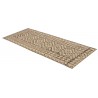 Etniczny kilim szary z Afganistanu dzieło Chobi nomadyczny 80x300cm