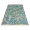 Etniczny kilim szary z Afganistanu dzieło Chobi nomadyczny 250x350cm