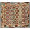 Kolorowy dywan kilim Maimana 250x300cm z Afganistanu 100% wełna dwustronny rustykalny