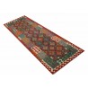 Etniczny kilim kolorowy z Afganistanu dzieło Chobi nomadyczny 80x300cm