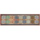 Kolorowy dywan kilim Maimana chodnik ok 80x300cm z Afganistanu 100% wełna dwustronny rustykalny