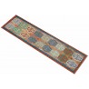 Etniczny kilim kolorowy z Afganistanu dzieło Chobi nomadyczny 80x300cm