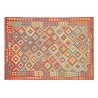 Kolorowy dywan kilim Maimana 200x300cm z Afganistanu 100% wełna dwustronny rustykalny