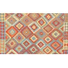 Etniczny kilim szary z Afganistanu dzieło Chobi nomadyczny 200x300cm