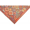 Etniczny kilim szary z Afganistanu dzieło Chobi nomadyczny 200x300cm