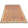 Etniczny kilim szary z Afganistanu dzieło Chobi nomadyczny 200x300cm