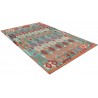 Etniczny kilim szary z Afganistanu dzieło Chobi nomadyczny 200x300cm