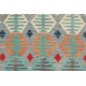 Kolorowy dywan kilim Maimana 200x300cm z Afganistanu 100% wełna dwustronny rustykalny