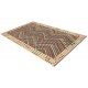 Kolorowy dywan kilim Maimana 200x300cm z Afganistanu 100% wełna dwustronny rustykalny