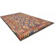 Kolorowy dywan kilim Maimana 200x300cm z Afganistanu 100% wełna dwustronny rustykalny