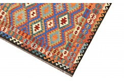 Etniczny kilim szary z Afganistanu dzieło Chobi nomadyczny 200x300cm