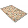 Etniczny kilim szary z Afganistanu dzieło Chobi nomadyczny 200x300cm