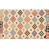 Etniczny kilim szary z Afganistanu dzieło Chobi nomadyczny 200x300cm