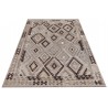 Etniczny kilim szary z Afganistanu dzieło Chobi nomadyczny 180x240cm