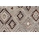 Beżowy dywan kilim art deco chodnik 180x240cm z Afganistanu Chobi Old Style 100% wełna dwustronny vintage nomadyczny