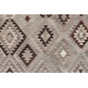 Etniczny kilim szary z Afganistanu dzieło Chobi nomadyczny 180x240cm