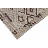 Etniczny kilim szary z Afganistanu dzieło Chobi nomadyczny 180x240cm