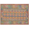 Kolorowy dywan kilim Maimana 170x240cm z Afganistanu 100% wełna dwustronny rustykalny