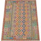 Kolorowy dywan kilim Maimana 170x240cm z Afganistanu 100% wełna dwustronny rustykalny