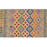 Etniczny kilim szary z Afganistanu dzieło Chobi nomadyczny 170x240cm