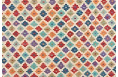 Etniczny kilim szary z Afganistanu dzieło Chobi nomadyczny 150x200cm