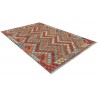 Etniczny kilim szary z Afganistanu dzieło Chobi nomadyczny 150x200cm