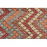 Etniczny kilim szary z Afganistanu dzieło Chobi nomadyczny 150x200cm