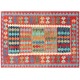 Kolorowy dywan kilim Maimana 120x180cm z Afganistanu 100% wełna dwustronny rustykalny