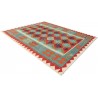 Etniczny kilim szary z Afganistanu dzieło Chobi nomadyczny 120x180cm