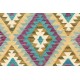 Kolorowy dywan kilim Maimana 120x180cm z Afganistanu 100% wełna dwustronny rustykalny