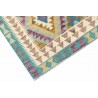 Etniczny kilim szary z Afganistanu dzieło Chobi nomadyczny 120x180cm