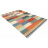 Etniczny kilim szary z Afganistanu dzieło Chobi nomadyczny 120x180cm