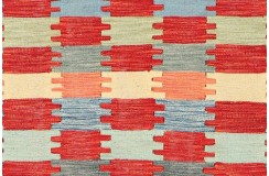 Etniczny kilim szary z Afganistanu dzieło Chobi nomadyczny 120x180cm