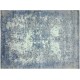 Unikatowy niebieski dywan jedwabny z Indii deseń vintage 250x350cm luksus