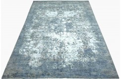 Jedwabny dywna z Indii 170x240cm w stylu vintage