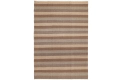 Beżowy dywan kilim w pasy 200x300cm z Iranu 100% wełna dwustronny nomadyczny