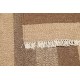 Beżowy dywan kilim w pasy 200x300cm z Iranu 100% wełna dwustronny nomadyczny