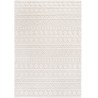 Nowoczesny 100% wełniany dywan ręcznie tkany z Indii beżowy 130x190cm Luxor Living Boho Aalborg dwupoziomowy